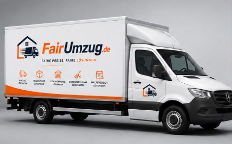FairUmzug Umzugswagen mit Branding